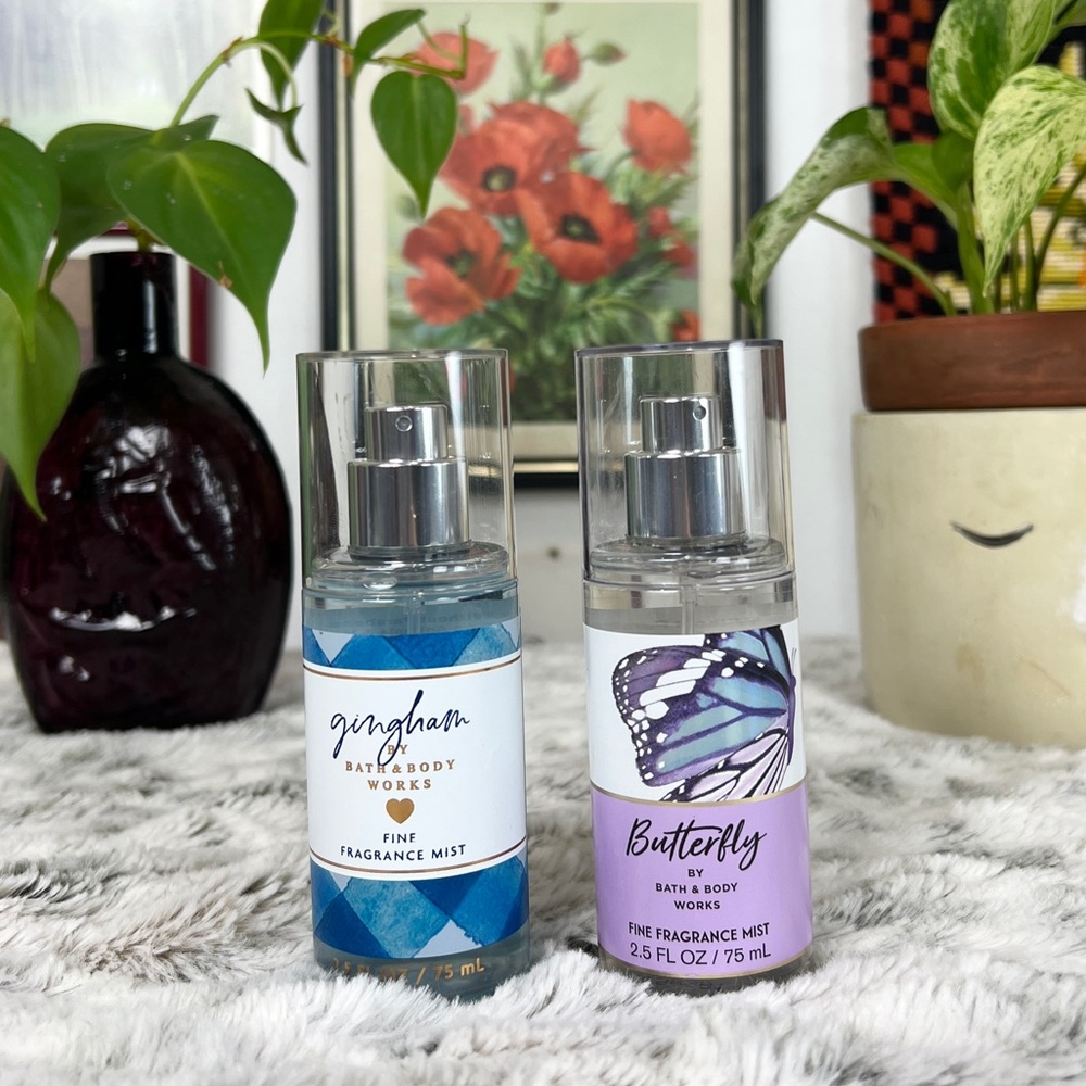 Set of 2 Bath & Body Works Mini Fine Fragrance Mists